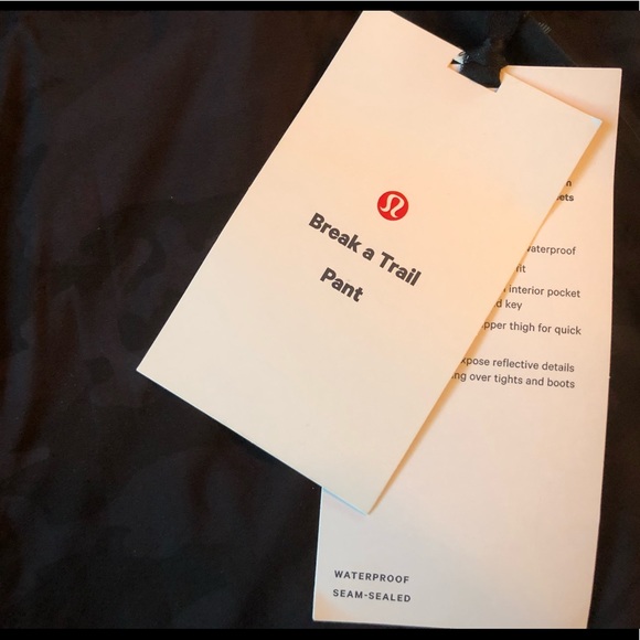 Lululemon Break a Trail Pants-Incognito Camo Sz 12 - Picture 3 of 12